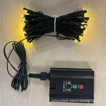 Solar LED Strip Light: Warm White & RGBW Christmas Decorative String Light
